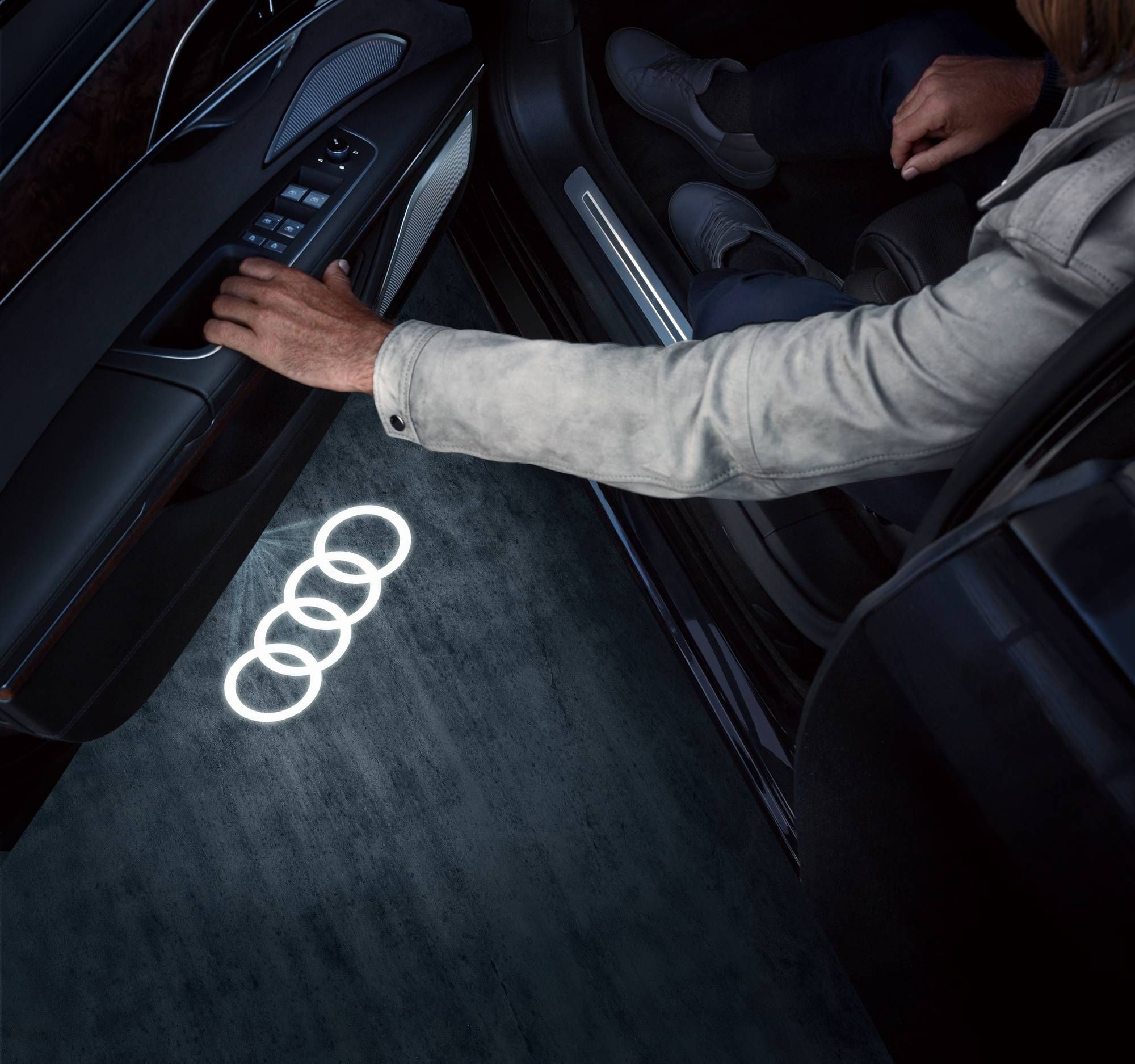 LED d'éclairage de seuil Accessoires d'origine Audi